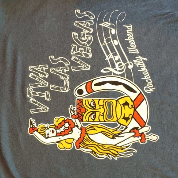 Viva Las Vegas Rockabilly Weekend XXL Women's Tee Shirt Pre-Shrunk 100% Cotton - Picture 8 of 10